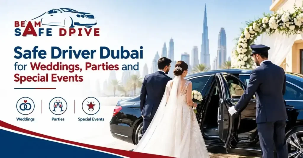 Safe Driver Dubai for Weddings.