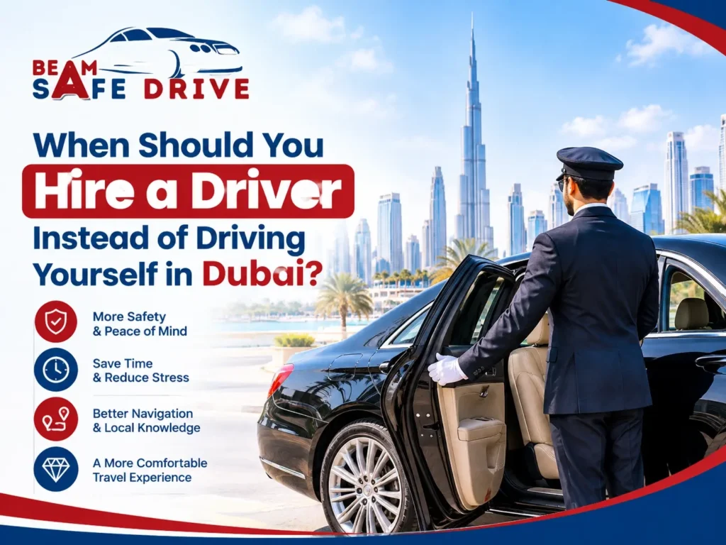 Hire a driver in Dubai with Beam Safe Driver