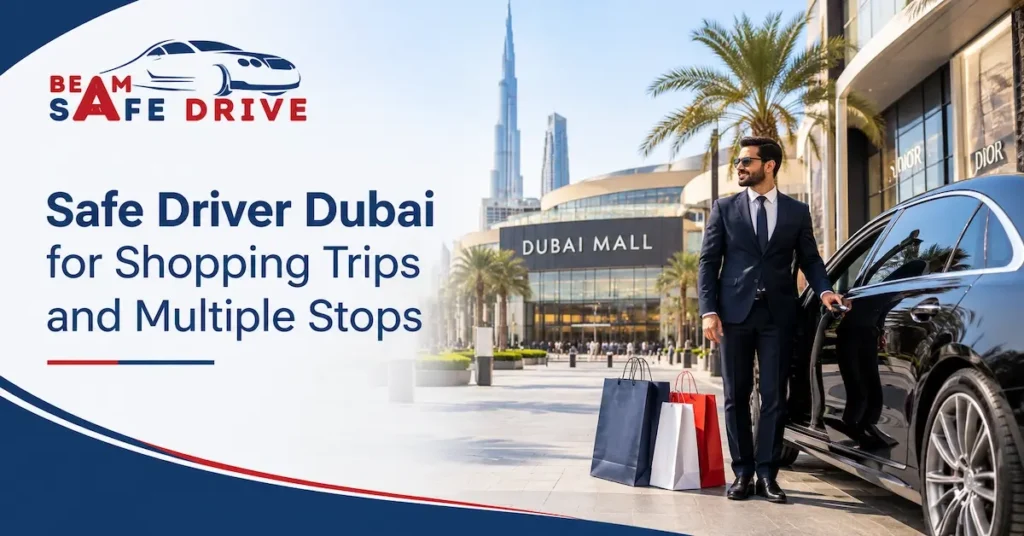 shopping trip driver Dubai